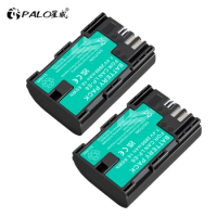 2pcs Fully Decoded 2850mAh LP-E6 LP E6 LPE6 Camera Battery for Canon 5D Mark II III 7D 60D EOS 6D , for canon accessories