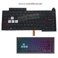 LA Latin RGB Backlit Keyboard for Asus ROG Strix G15 GL543 GL543IM GL543IE GL543Q Gaming Laptop Colorful Backlight 481KLA00 New