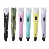 Ready COD Printing Pen/Pena 3D Murah Drawing Lukis PLA Filamen Mainan DIY/ 3D Pen Printing Murah Ber