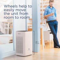 MA-112 Air Purifier with True HEPA H13 Filter | 4,455 ft² Coverage in 1hr for Smoke, Wildfires, Odors, Pollen, Pets | Qui