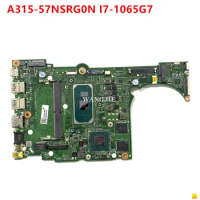 NBHZB11009 Used DAZAUIMB8C0 Mainboard For Acer Aspire A315-57 Laptop Motherboard SRG0N I7-1065G7 GPU:N17S-G5-A1 2G RAM:4G