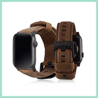 強強滾-【UAG】Apple Watch 38/40mm 皮革錶帶