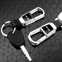 car keychain Alloy Key chain leather key ring for bmw x1 x2 x3 x4 x5 x6 x7 f48 f39 g01 f97 f98 g02 g05 g06 g07 Car Accessories
