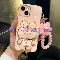 Ốp Cho iPhone 13, iPhone 13 Pro Và iPhone 13 Pro Max, Giá Đỡ Gương Trang Điểm Làm Đẹp Hình Thỏ 6D, Ố