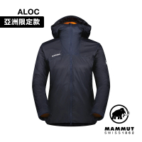 【Mammut 長毛象】Flex Air IN Hooded Jacket AF Women 輕量化纖防潑水連帽外套 海洋藍 女款 #1013-03010