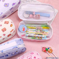 Pencil Cases Cute Pencilcase Stationery High Capacity Bags Cute Girl Heart Pencil Bag Student Large Capacity School Stationery