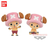 BANDAI Original BANPRESTO ONE PIECE Anime Fluffy Puffy Series Tony Tony Chopper Figure Toys For Kids Gift Collectible Model