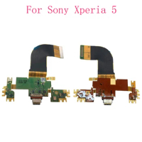 USB Charging Port Flex Cable Connector For Sony Xperia 5 J8210 J8270 J9210 Charger Flex Module