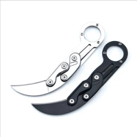 Mechanical folding knife CS GO claw knife survival ring knife Pocket Portable Clip tools mini EDC outdoor tool