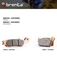Kampas Rem Brenta Sintered Off Road Yamaha YZ 250F/YZ 450F Original Depan&Belakang