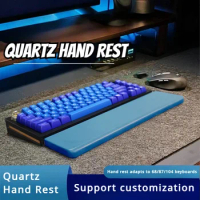ECHOME Quartz Keyboard Hand Rest Custom Comforts Wrist Rest Ergonomic for Keys Mechanical Keyboards Creative Tables Ornamental