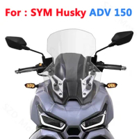 Screen For SYM Husky ADV150 ADV 150 150ADV 150 ADV 2022 2023 Motorcycle Accessories Windshield Windscreens Wind Deflectors Gray