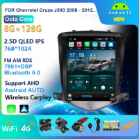 Android 13 Player For Chevrolet Cruze J300 2008 - 2012 2din Radio Multimedia Video GPS Navigation 2 din For Tesla style