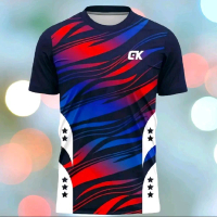 COD Kaos Olahraga Printing-Baju Volly Jersey Voli Baju Badminton Baju Bulutangkis Kaos Bulutangkis J