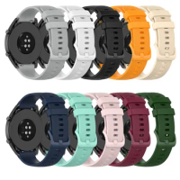 20mm 22mm Silicone Strap For TicWatch Band Pro 3 Ultra GPS /GTX/S2/E2/E3/GTH 2 Bands Belt Tic Watch Pro X/GTW/GTA/E 2 Wristbands