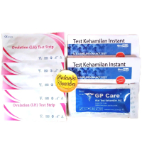 Paket LH Ovulation isi 5+2 test Hamil + 1 GP Care Device Tes Kesuburan Fertility Ovutest Masa Subur