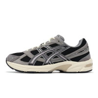 Asics 休閒鞋 GEL-1130 男鞋 黑 灰 皮革 拼接 緩震 亞瑟膠 復古 亞瑟士 1201A255004