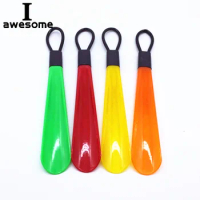 New 30cm Easy To Use Plastic Handle Shoes horn Artifact Pull Pumping Shoes 28cm Professional Women Men Shoe Horn Shoes Spoon