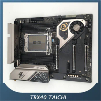 Hot Sale Desktop Motherboard For ASROCK TRX40 TAICHI 8×DDR4 8+24 PIN ATX 256GB Support 3970X 3900X Fully Tested