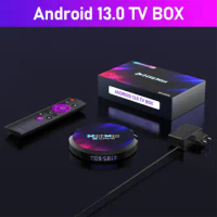 Tv Set-top Box Voice Assistance Tv Set-top Box Wireless Dc 5v/2a Tv Box Home Screen Projection Tv Set-top Box Gpu Mali-450