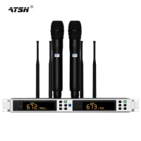 ATSH AT-3600 2020 New Microfone Multiple-Use UHF Engineering Wireless Microphone For Karaoke And Stage Performance