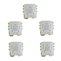 1/5PCS Ultra-thin Safety Barrier Module RS485 IO 8DI-8DO Isolated Digital Input Output MODBUS RTU for Relay PLC Industrial