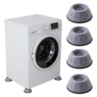 4Pcs Washer Foot Pad Anti Vibration Pads Washing Machine Holder Dryer Shock Support Prevent Moving Non-Slip Home Supplies