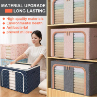 Lipat kotak penyimpanan pakaian serbaguna mainan box tahan lembab storage box baju besar organizer f