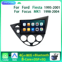 2Din Android Radio For Ford Fiesta 1995-2001 For Focus MK1 1998-2004 Multimedia Video Player Navigation stereo GPS Carplay 4G