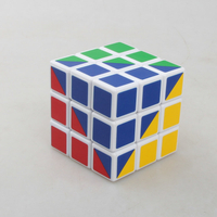 [X-cube Khối Rubik Bốn Màu Siêu Khó Màu Trắng ] Khối Rubik Khó Hoa Văn Đặc Biệt 3 Khối Rubik