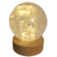 【十方佛教文物】水晶球6.8公分&amp;led燈座(大悲咒 加持108遍)