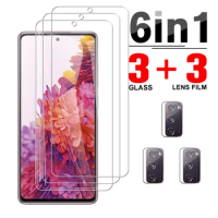 6-in-1 For Samsung Galaxy S20 FE 6.5Inch Tempered Glass Screen Protectors For Samsung S 20 S20F S20FE F E Cover Camera Lens Film