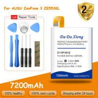 High Capacity 7200mAh C11P1612 Battery For ASUS Zenfone 4 Max Pro Plus ZC554KL X00ID 3 Zoom Z01HDA ZE553KL + Tools