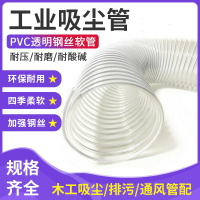 pvc透明鋼絲管增強軟管3寸4寸5寸6寸8寸塑料鋼絲管灌溉水泵進水管