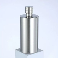 不鏽鋼304酒壺1斤2斤3斤5斤裝加厚款圓柱水壺茅臺瓶白酒壺