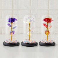 【VENCEDOR】玻璃罩玫瑰花(玫瑰花束 情人節花束 畢業禮物 生日花束-1入)