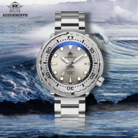 Addies Dive Classic Men Tuna Watch Sapphire Glass Luminous 30Bar Waterproof NH35 Automatic Mechanical Diver's Watch Reloj Hombre