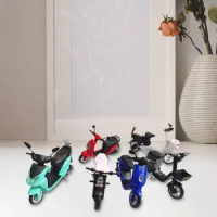 6Pcs Simulation 1:24 Scale Electric Motorcycle Model Kits Children Toy DIY Project