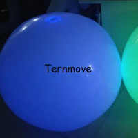 30cm 40cm 50cm Colors Changing LED Beach Balloon Outdoor Fun Sport Toys Inflated glow lighting Beach Balls for concert