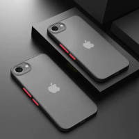 Untuk Sarung iPhone 16e Untuk iPhone 16e SE4 Penutup Cangkerang Matte Lutsinar Keras PC Lembut TPU T