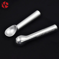 Highly attractive ice cream spoon, durable self-melting metal aluminum alloy ice cream scoop, ice cr