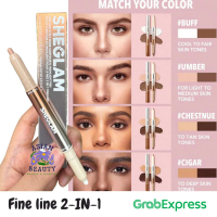 [contour pen] SHEGLAM fine line 2 in 1 nose contour highlight pen