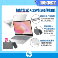 HP 惠普 送獨家筆電包/滑鼠組★15吋i5-1334U輕薄效能筆電(15-fd0430TU/16G/512G SSD/Win11/極地白)