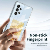 Sarung Lembut TPU, dengan Slot Kad, Serasi dengan Samsung Galaxy S25 Ultra, S25 Plus, S24 Ultra, S24