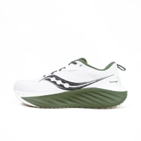 【SAUCONY 索康尼】Triumph 22 男 慢跑鞋 彈力 支撐 緩震 白 綠(S20964-136)