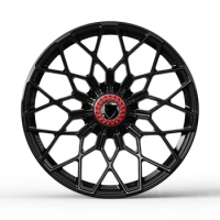Custom 19 20 inch 5x100 5x120 5x112 Gloss Black Forged Alloy Car Wheel Rims for Lamborghini Aventador LP700 LP640 LP740 rims
