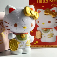 Sanrio Hello Kitty Series 3d Puzzle Toys 50th Anniversary Sakura Hellokitty Jigsaw Toys Anime Action Figure Toys For Kids Gift