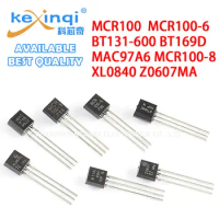 50PCS MCR100 Single/two-way Silicon Controlled ThyristorMCR100-6 BT131-600 BT169D MAC97A6 MCR100-8 XL0840 Z0607MATO92