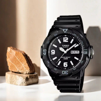 【CASIO 卡西歐】學生錶 DIVER LOOK 潛水運動風手錶 考試手錶 交換禮物(MRW-200H-1B2V)