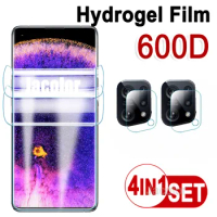 4IN1 Safety Gel Film For OPPO Find X5 Pro X3 X2 2PCS Screen Hydrogel Protector+2PCS Camera Glass OPO FindX5 X5Pro FindX3 X3Pro